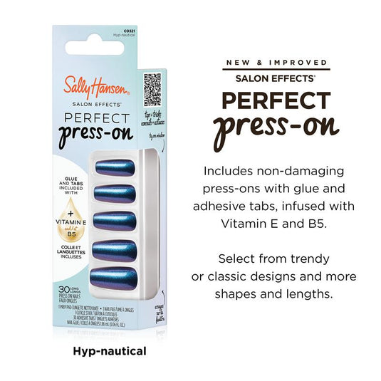 Sally Hansen Salon Effects Perfect Press-On Hypnautical 30 Pieces