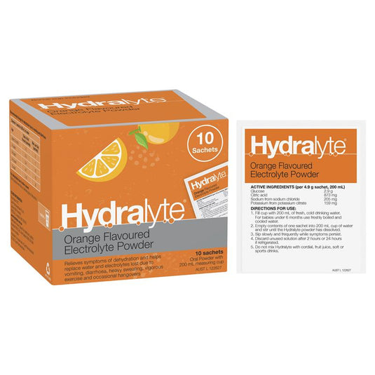 Hydralyte Powder Orange 5G X 10