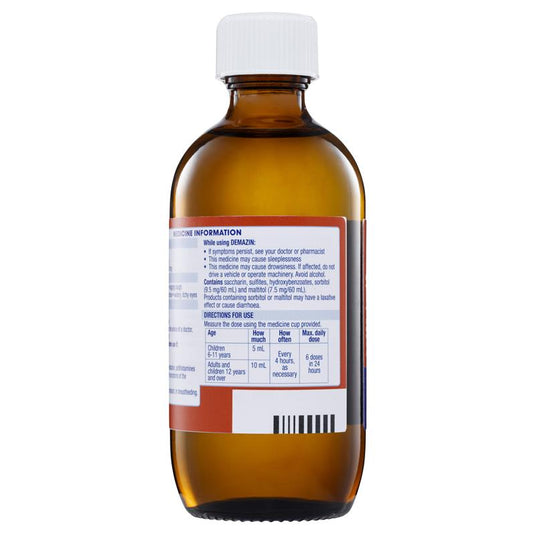 Demazin Kids 6+ Cough + Cold Relief 200ml