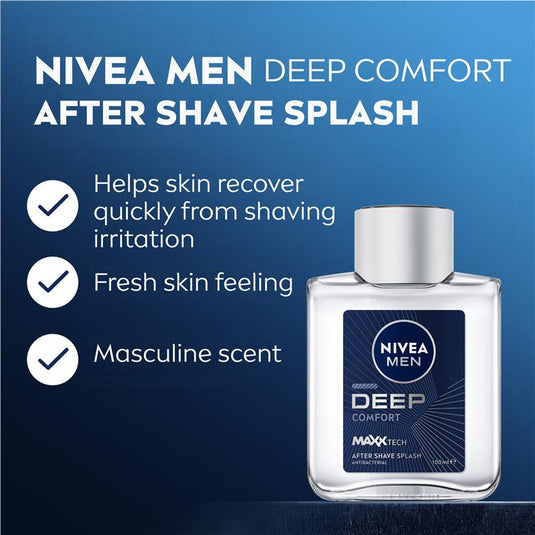 NIVEA for Men Deep After Shave Splash 100ml