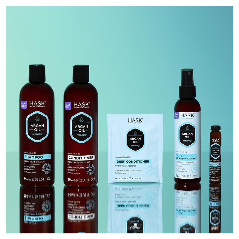 Load image into Gallery viewer, Hask Argan Oil Repairing 5-in-1 Leave-In Conditioner 175ml
