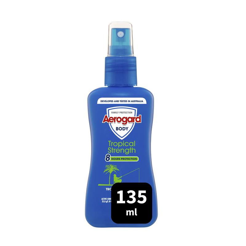 Load image into Gallery viewer, Aerogard Tropical Strength Insect Repellant 135ml Pump
