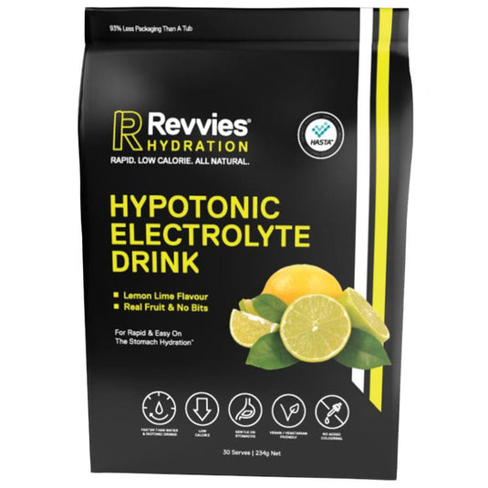 Revvies Hydration Hypotonic Electrolyte Drink Lemon Lime 234g