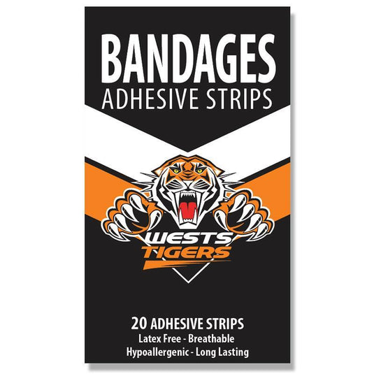NRL Bandages West Tigers 20 Pack