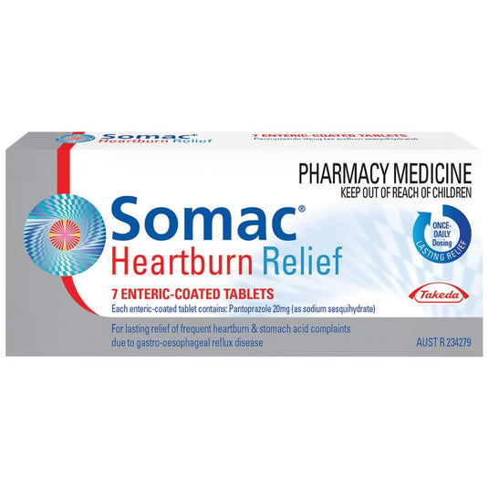 Somac Heartburn Relief 20mg Tablets 7