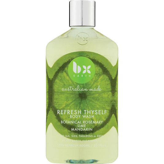 BX Earth Refresh Thyself Body Wash with Botanical Rosemary Lime and Mandarin 600ml