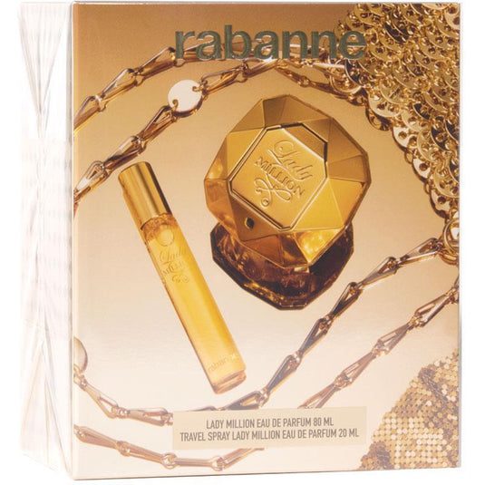 Rabanne Lady Million 80ml 2 Piece Set