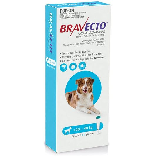 Bravecto Dog Spot On 20-40Kg