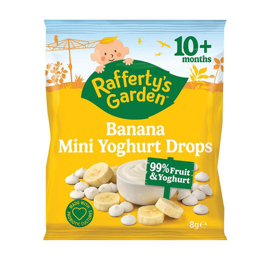 Raffertys Garden Mini Yoghurt Drops Banana 8g