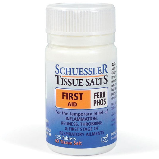 Tissue Salts Ferr Phos First Aid 125 Tablets