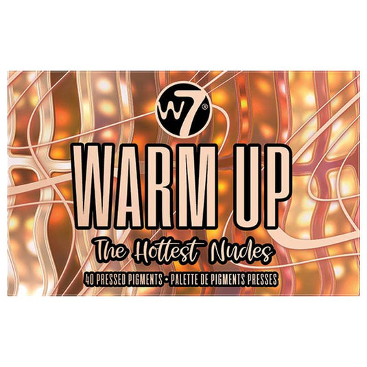 W7 Warm Up Pressed Pigment 40 Shades Palette