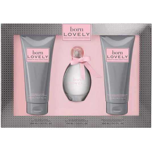 Sarah Jessica Parker Born Lovely Eau de Parfum 100ml 3 Piece Set