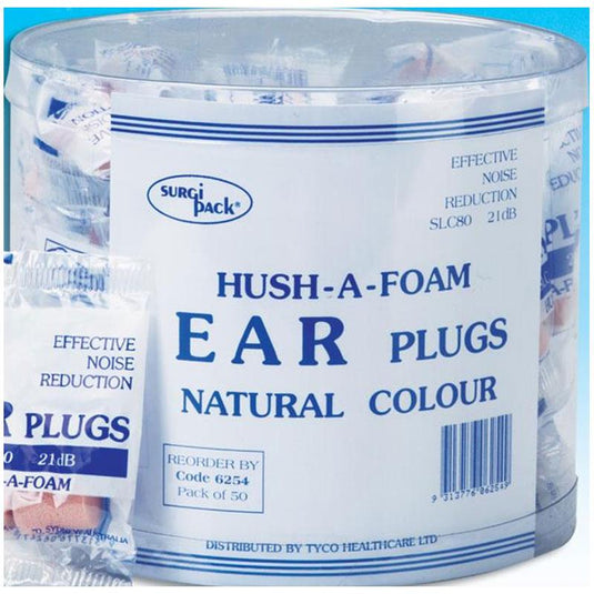 Surgipack 6254 Ear Plugs Foam 1 Pair