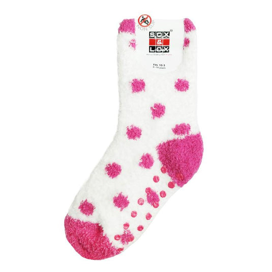 Kids Bed Socks Hot Pink Size Medium