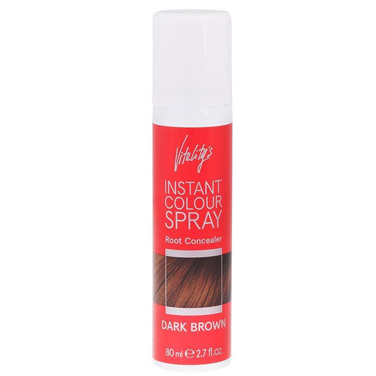 Vitality Instant Colour Root Concealer Spray Dark Brown
