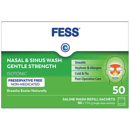 Fess Nasal & Sinus Wash 50 Sachets
