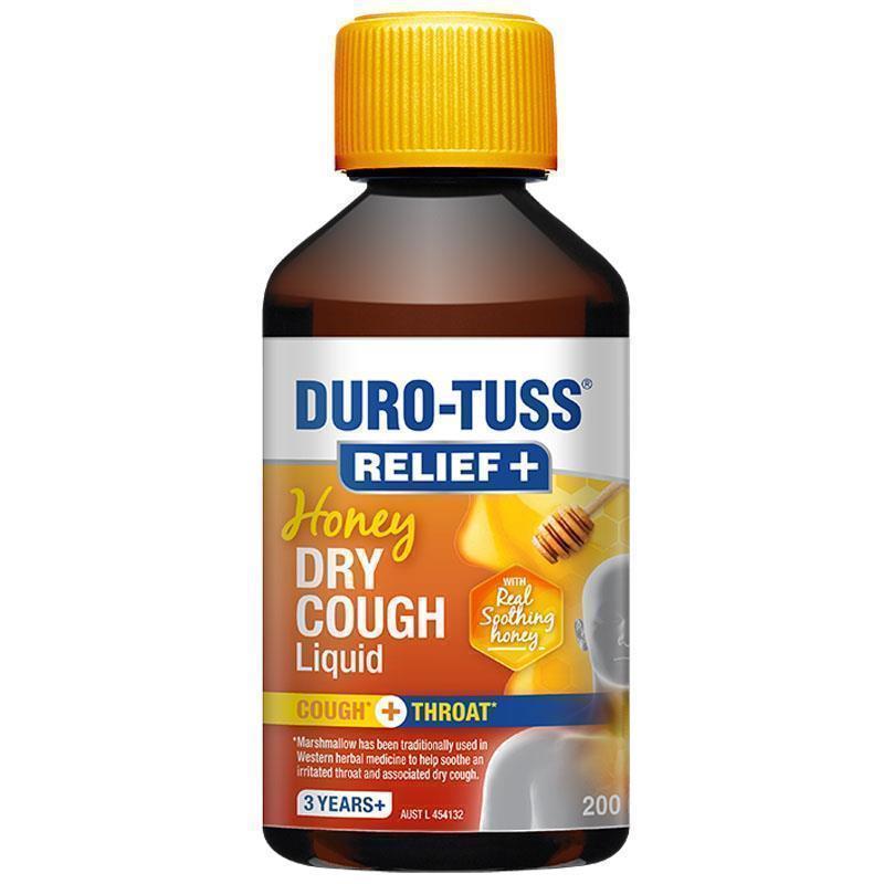 Load image into Gallery viewer, Durotuss Relief + Honey Dry Cough Liquid 200ml
