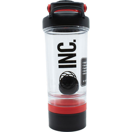 INC. Tritan Shaker Bottle Red 600ml