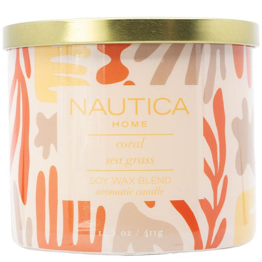 Nautica Home Coral Sea Grass Candle 411g
