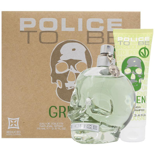 Police To Be Green Eau de Toilette 75ml 2 Piece Set