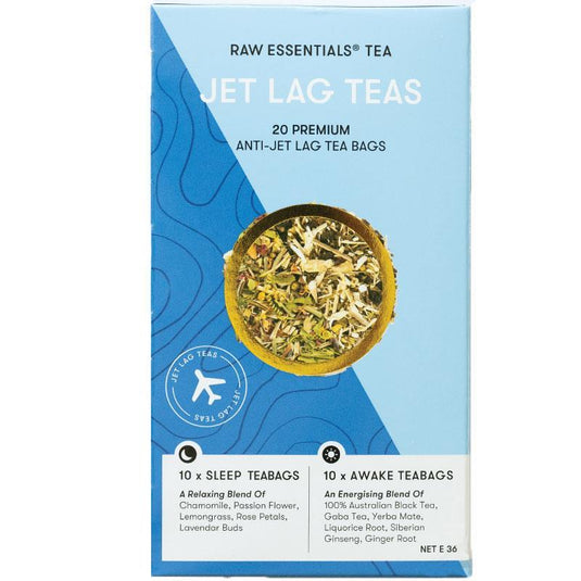 Raw Essentials Tea Jet Lag Infusions 20 Tea Bags