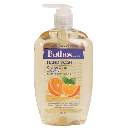 Bathox Hand Wash Antibacterial Orange Citrus 600ml