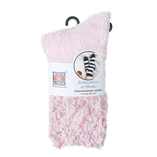 Adults Bed Socks Popcorn Top Pink