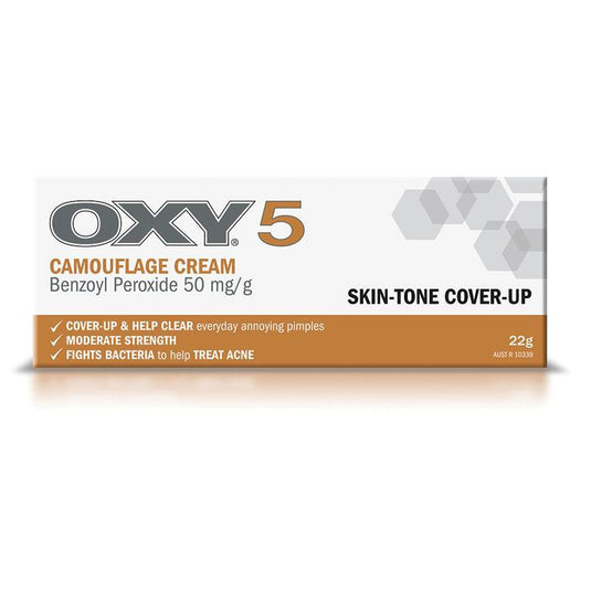 Oxy 5 Acne Camouflage Skin Tone Cover Up Cream 22g