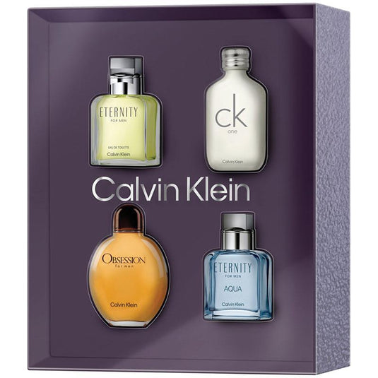 Calvin Klein Mens 4 Piece Coffret Mini Set