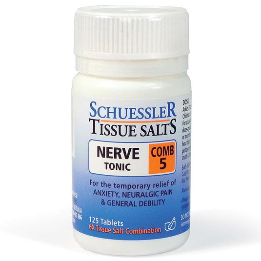 Tissue Salts Comb 5 Nerve Tonic 125 Tablets