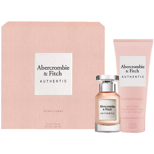 Abercrombie & Fitch Authentic For Her Eau de Parfum 50ml 2 Piece Set