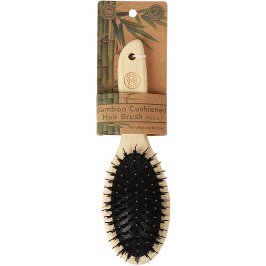 Natural Beauty Bamboo Cushion Hair Brush Medium