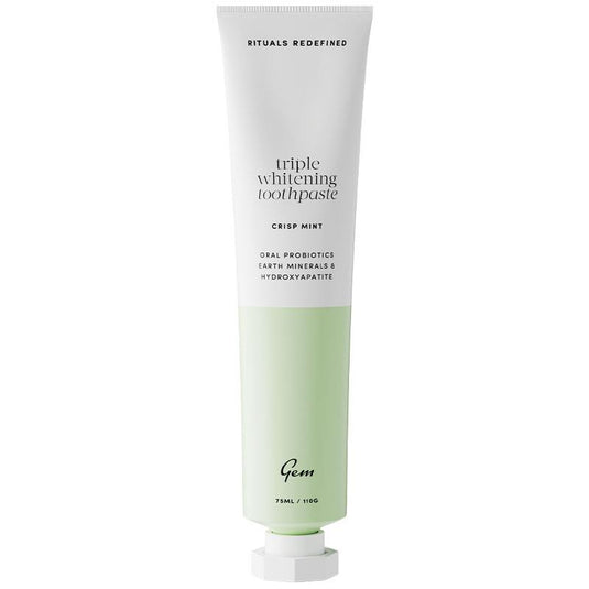 Gem Triple Whitening Toothpaste Crisp Mint 100g