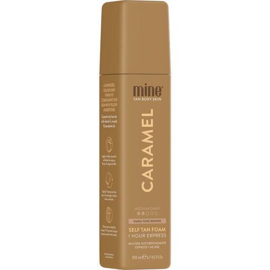 MineTan Caramel 1 Hour Express Self Tan Foam 200ml