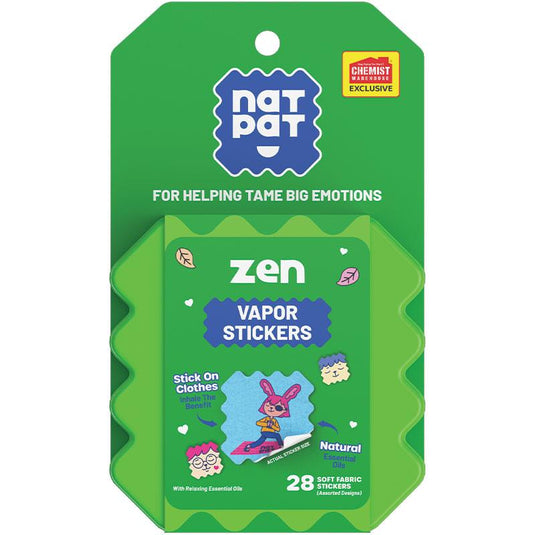 NatPat Kids Zen Mood Calming Stickers 28 Patches