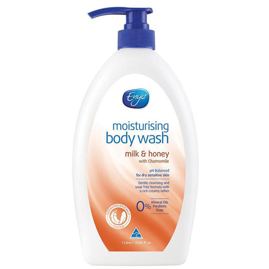 Enya Body Wash Milk & Honey 1 Litre