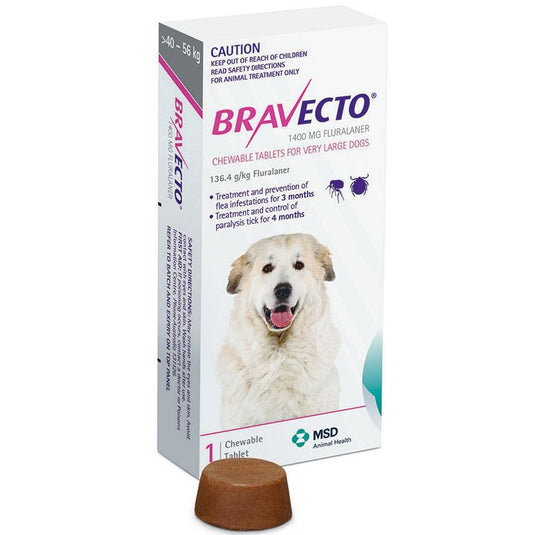 Bravecto Very Large Dog Purple 40-56Kg