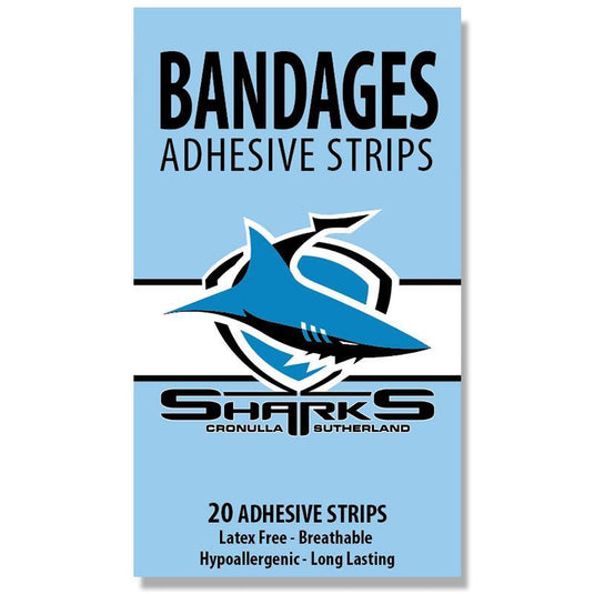 NRL Bandages Cronulla Sharks 20 Pack