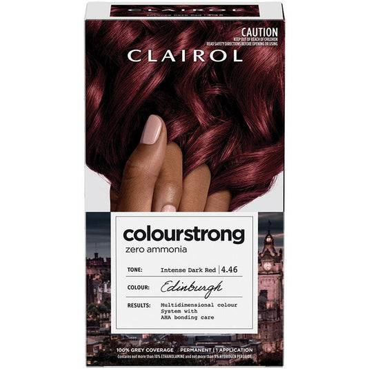 Clairol Colour Strong Kit 4.46 Intense Dark Red
