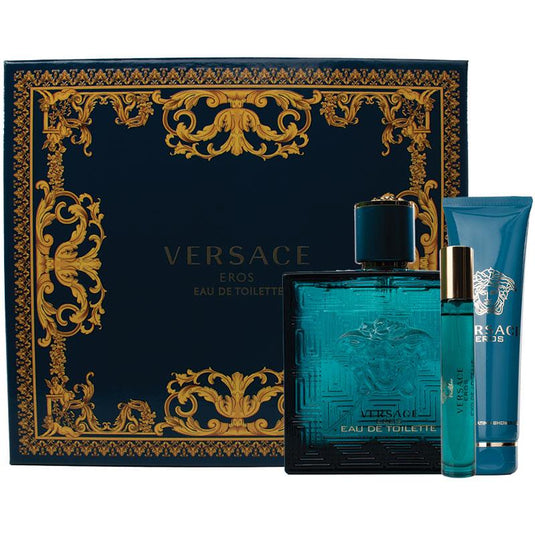 Versace Eros Eau de Toilette 100ml 3 Piece Set Design 2