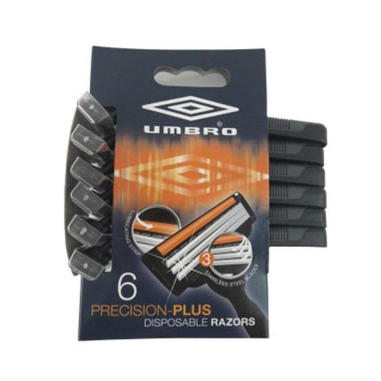 Umbro Precision Plus Dispoable Razors 6 Pack