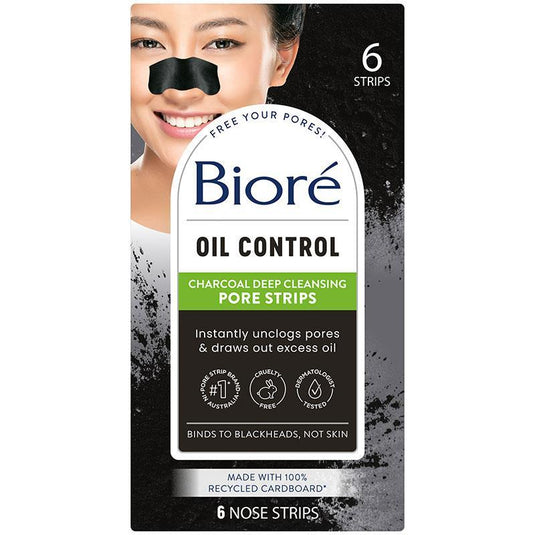 Biore Charcoal Deep Cleaning Pore Strips 6