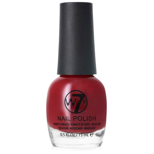 W7 Nail Polish 27 Crimson - Red