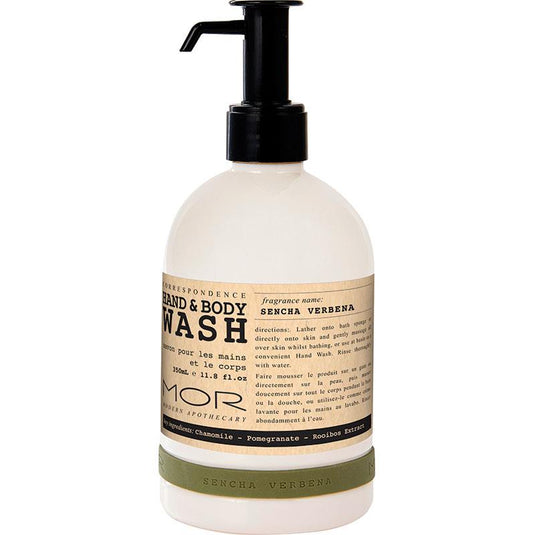 MOR Correspondence Sencha Verbena Hand & Body Wash 350ml