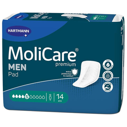 Molicare Men Premium 5 Drops Pads 14 Packs