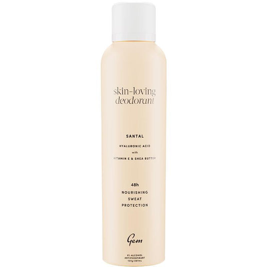 Gem Skin-Loving Antiperspirant Deodorant Aerosol Santal 207ml