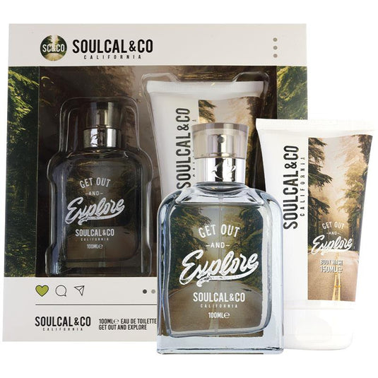 Soulcal & Co Get Out & Explore Eau de Toilette 100ml 2 Piece Set