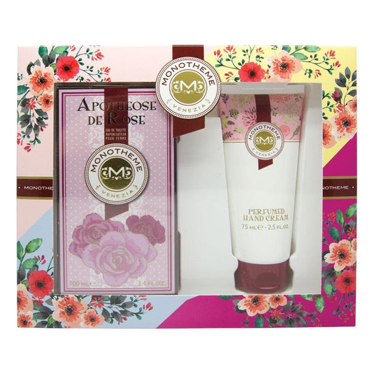 Monotheme Apotheose de Rose Pour Femme Eau de Toilette 100ml 2 Piece Set