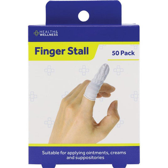 Health & Wellness Finger Stall 50 Pack