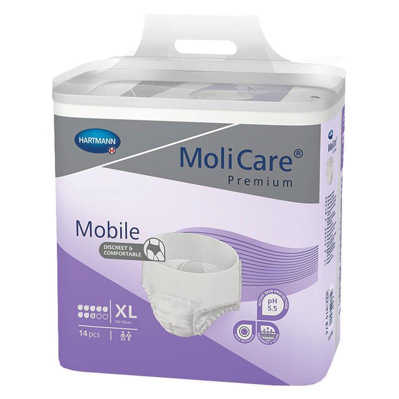 Load image into Gallery viewer, Molicare Premium Mobile 8 Drops Extra Large 14 Pack
